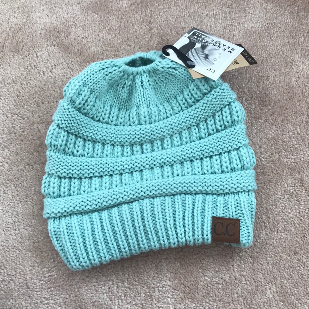 Messy Bun Beanie